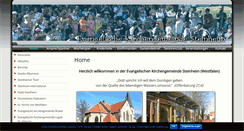 Desktop Screenshot of evang-kirche-steinheim.de